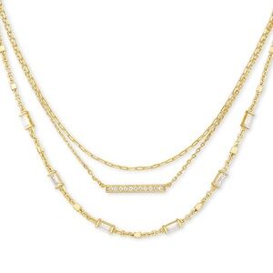 Kendra Scott Addison Multi Strand Gold Layered Necklace